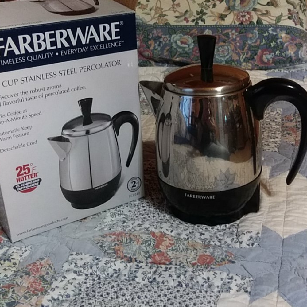Farberware steel percolator